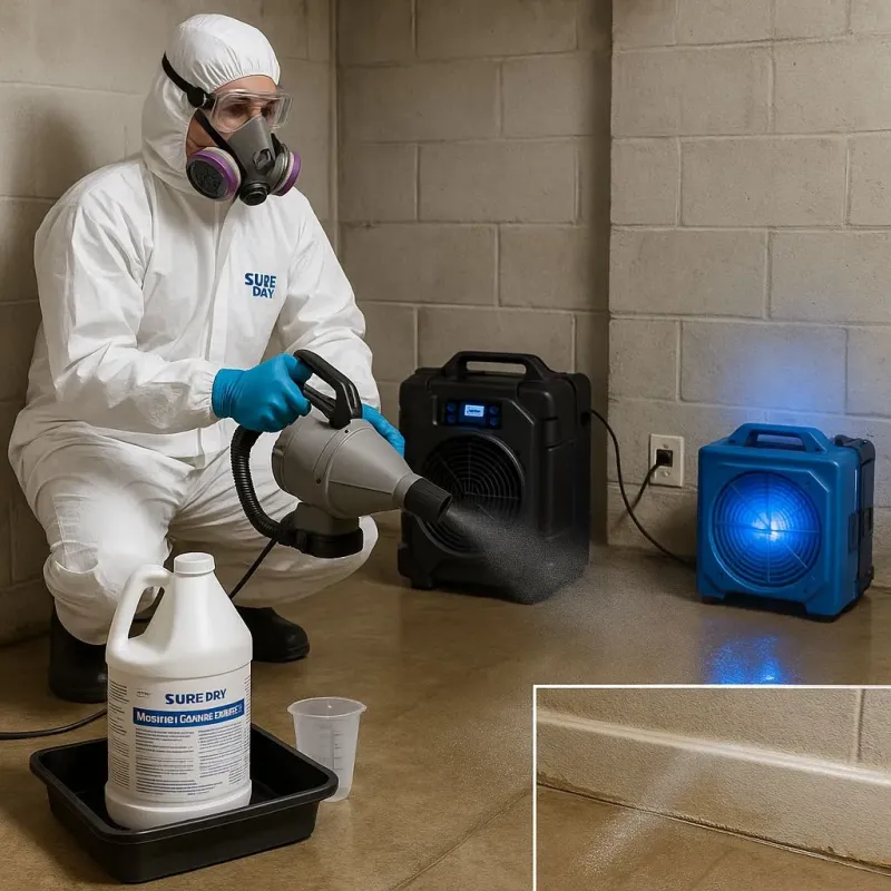 Sanitization and Odor Removal process in Fairmead, CA